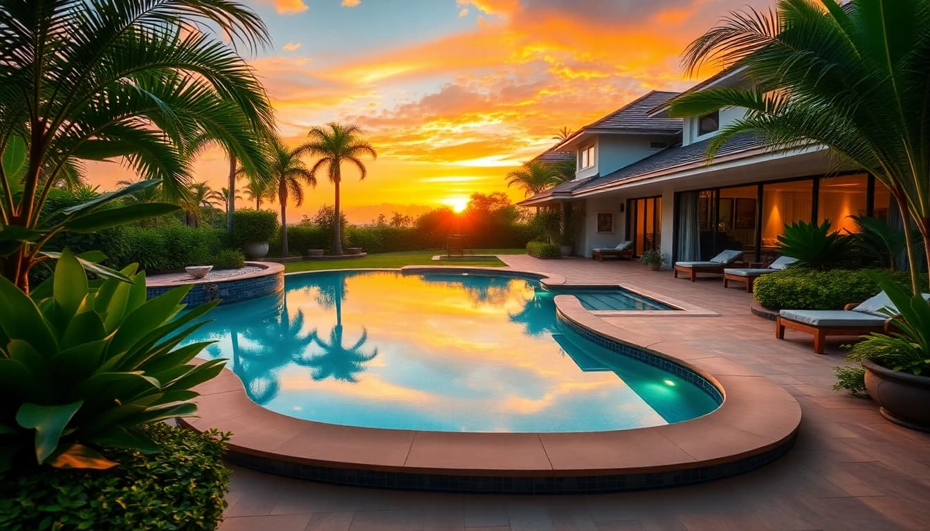 Showcase villas property management with pristine villas in Phuket, highlighting luxurious amenities and inviting landscapes.