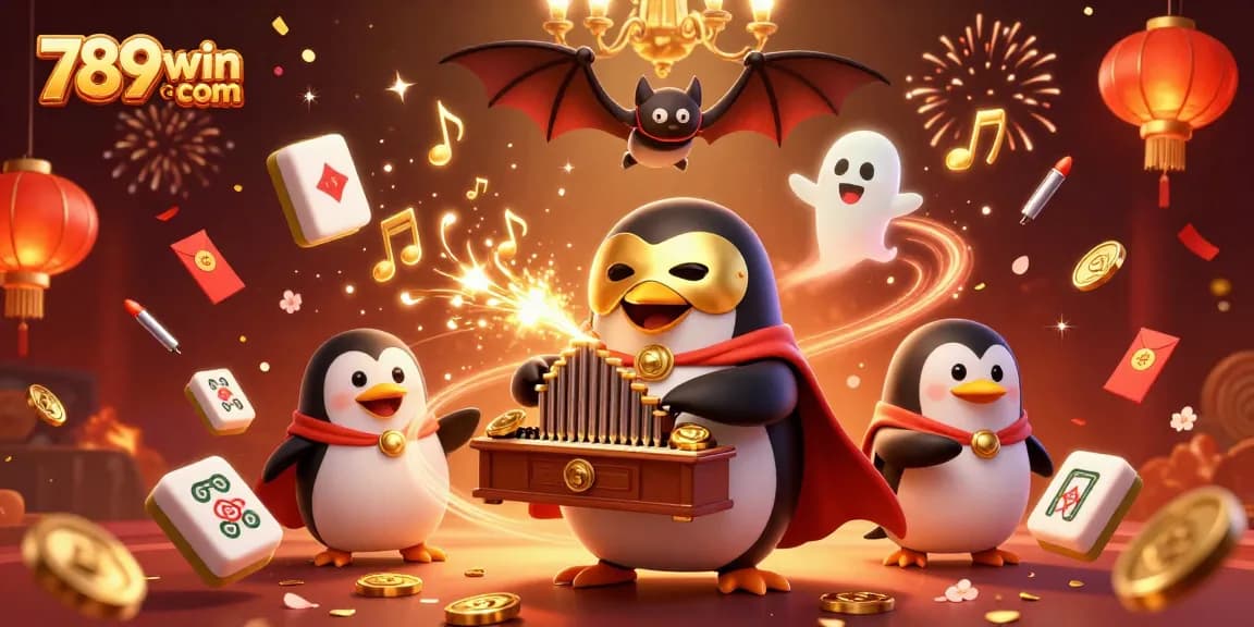 Experience thrilling moments with 789win com as the animated penguin plays for fortune.