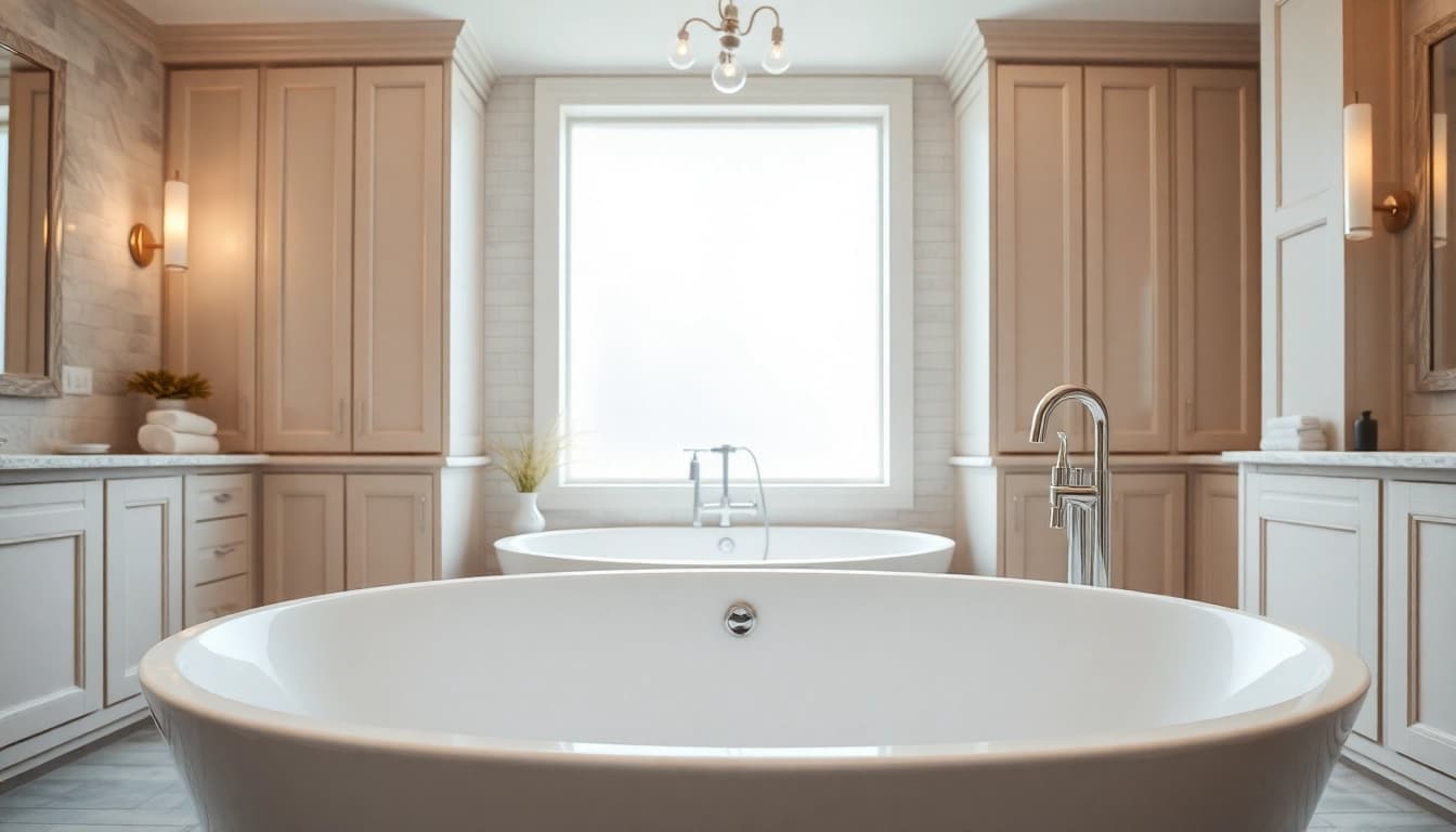 Experience expert bathroom remodeling near me with a stylish space featuring elegant designs.