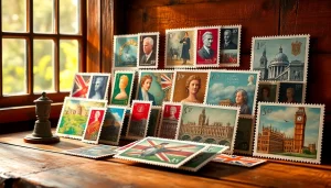 Explore diverse royal mail stamps showcasing British heritage and history.