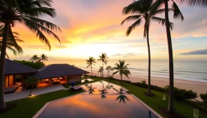 Villa property management services for a pristine beachfront villa in Phuket.