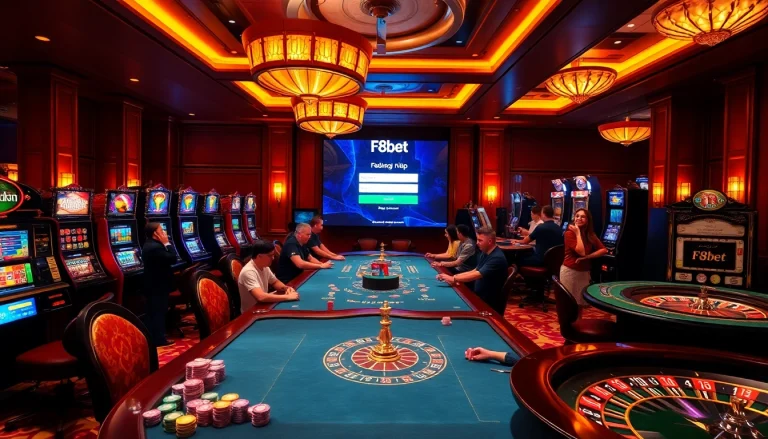 Experience the excitement of Đăng nhập F8bet with vibrant casino visuals and engaging gameplay.