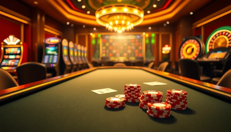 Experience thrilling gameplay at U888 online casino with lavish poker tables and vibrant slot machines.