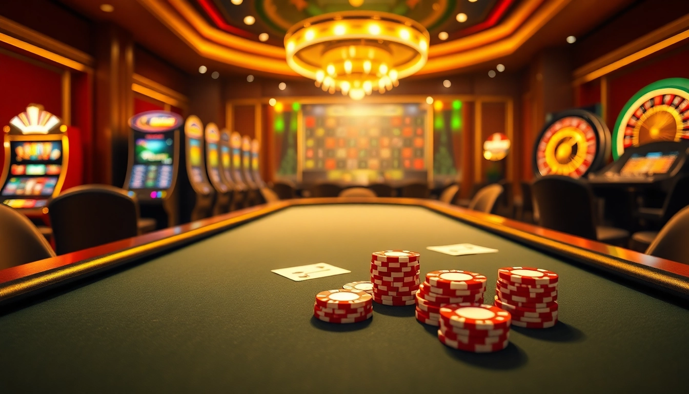 Experience thrilling gameplay at U888 online casino with lavish poker tables and vibrant slot machines.