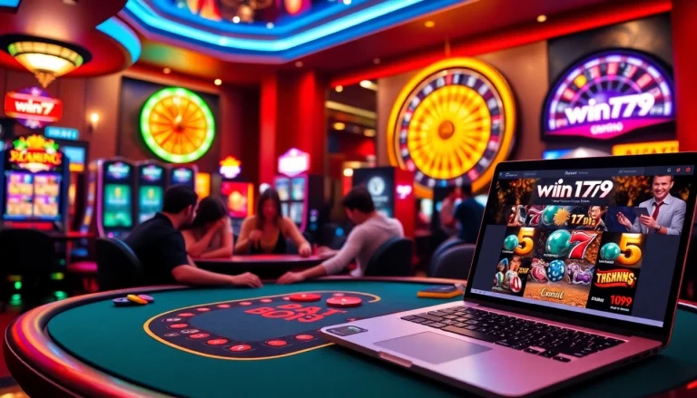 Experience thrilling gameplay at win79 trang chủ with engaging poker tables and vibrant slot machines.