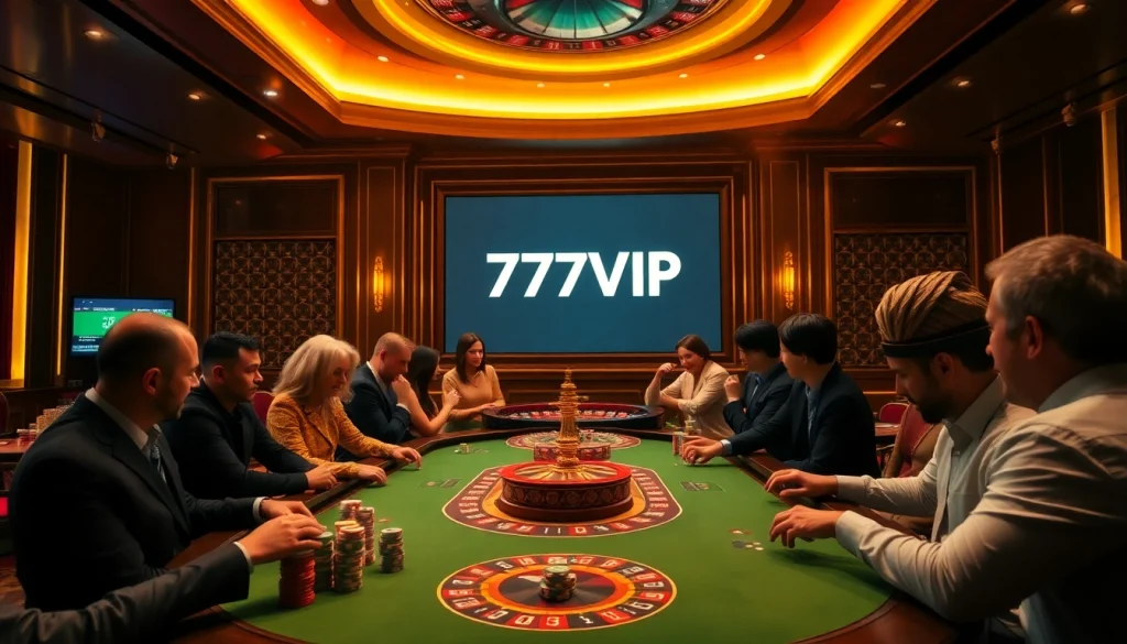 Experience the thrill of 777VIP with high-stakes poker and luxurious casino excitement.