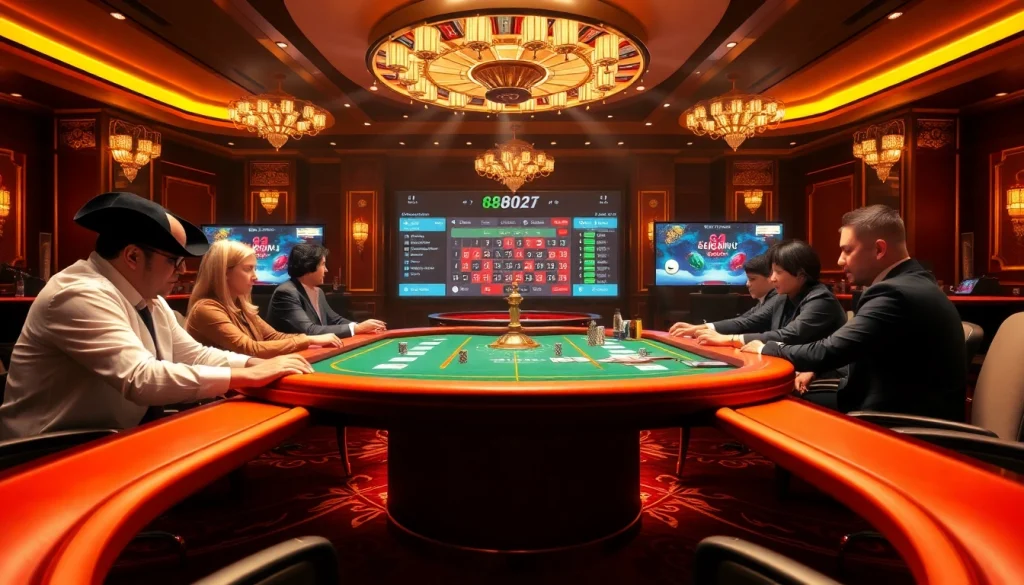 Engage in thrilling gameplay at https://68win2025.online/ with luxurious poker settings and vibrant casino elements.