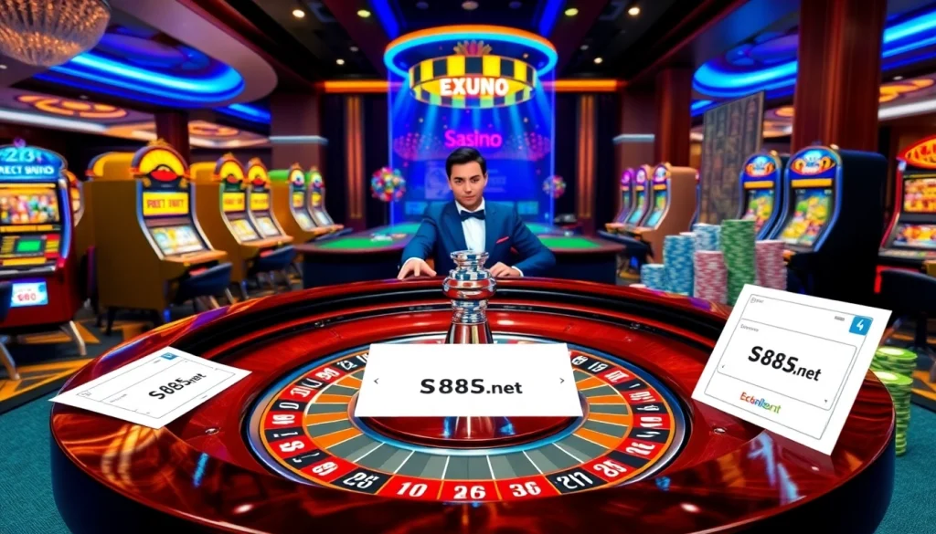 Experience the excitement of the roulette table at s88s.net with vibrant chips and engaging gameplay.