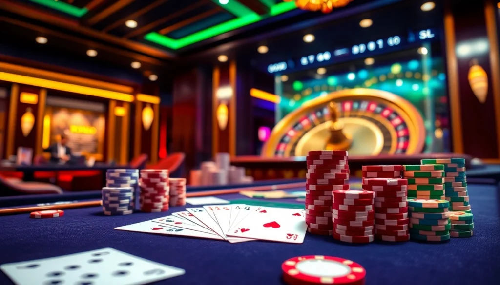 Experience thrilling gameplay at 789bets with lively casino tables and vibrant gaming elements.