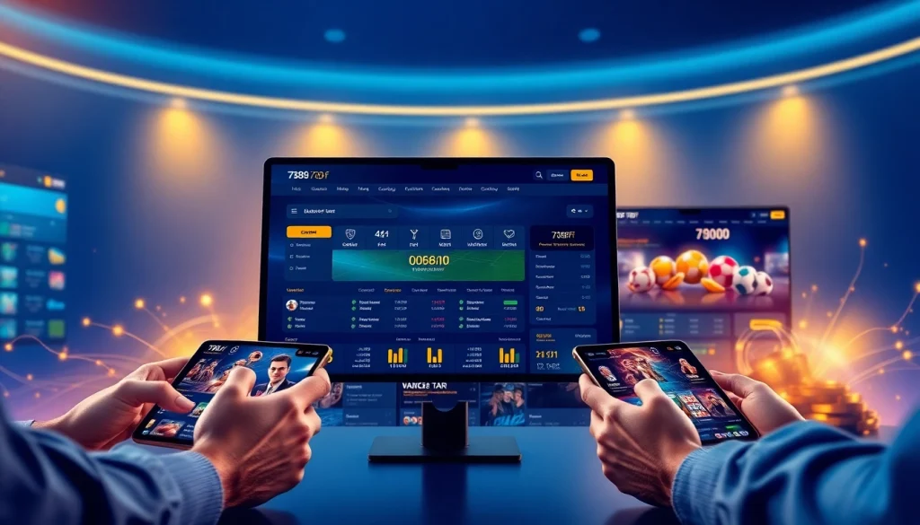 Engaging interface of 789f online betting platform showcasing vibrant gaming elements.