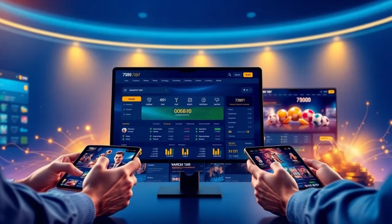Engaging interface of 789f online betting platform showcasing vibrant gaming elements.