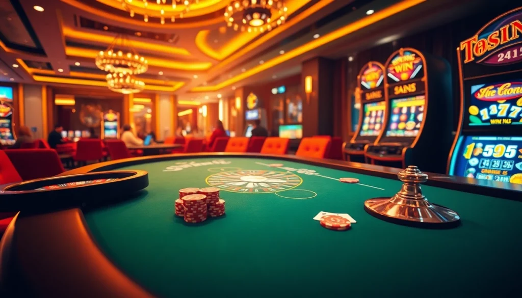 Experience an exciting moment at USBET with players engaged at the virtual poker table and spinning roulette.