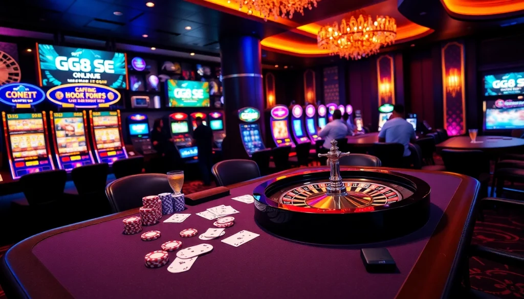 Experience thrilling gaming at GG88 SE with advanced casino features and vibrant betting atmosphere.