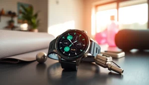 LC88 Smart Watch with HD display showcasing health metrics for fitness enthusiasts.