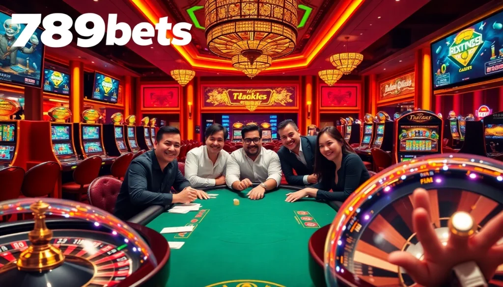 Experience the thrill of winning at 789bets in a vibrant casino setting with dynamic gaming action.