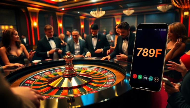 Experience the thrill of gambling at 789f com with glamorous casino elements.