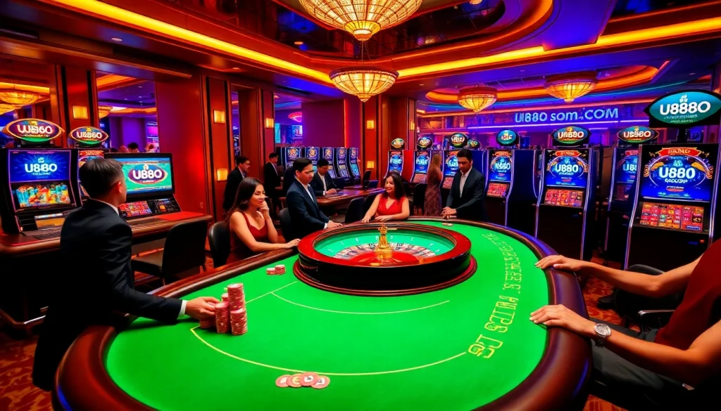 Experience the excitement of U888 com with high-stakes poker and dazzling slot machines.