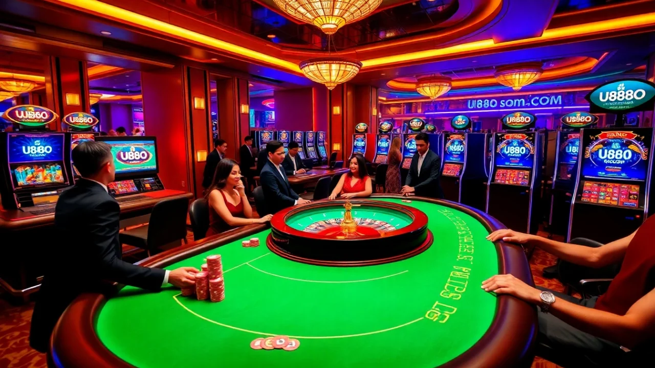 Experience the excitement of U888 com with high-stakes poker and dazzling slot machines.