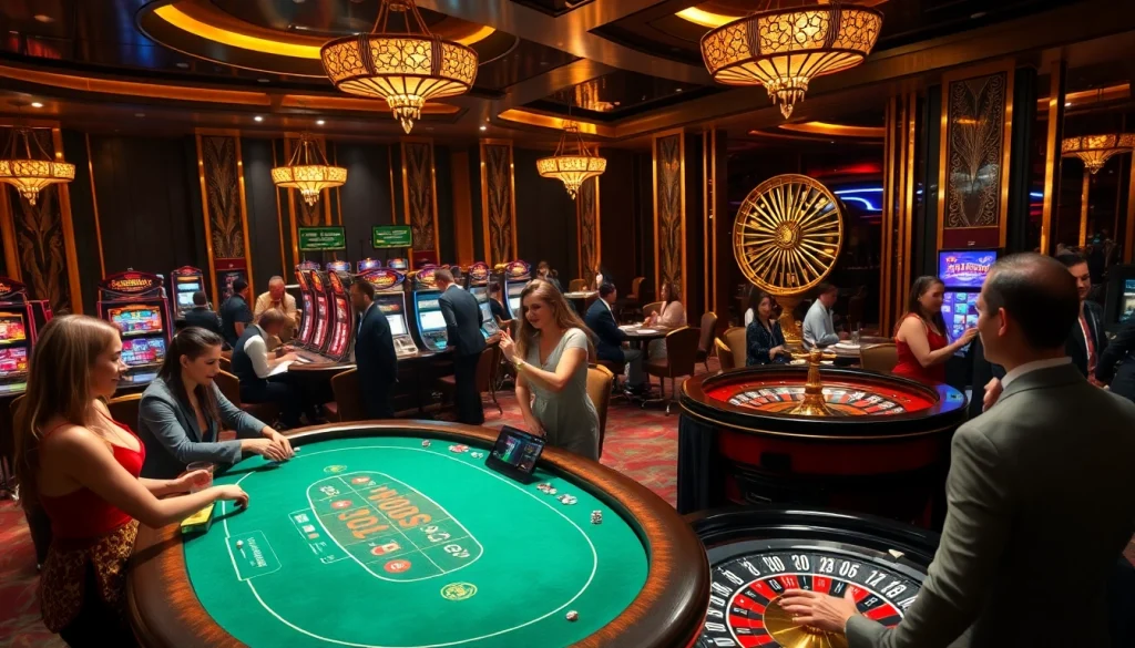 Engaging players at the poker table and lively slot machines at https://fc88.de.com/.
