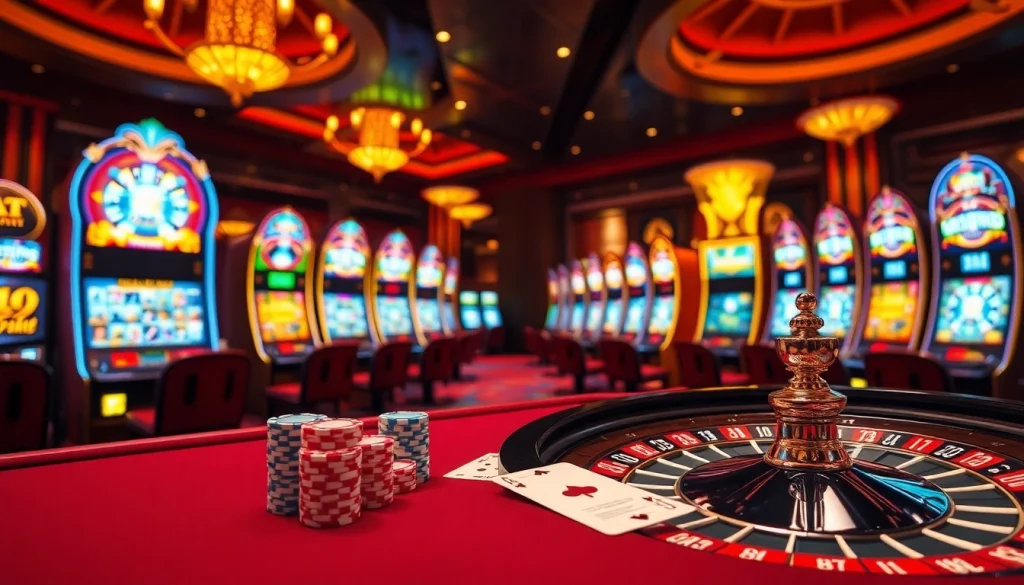 Experience thrilling gameplay at dom88.us.com with vibrant casino tables and dynamic slot machines.