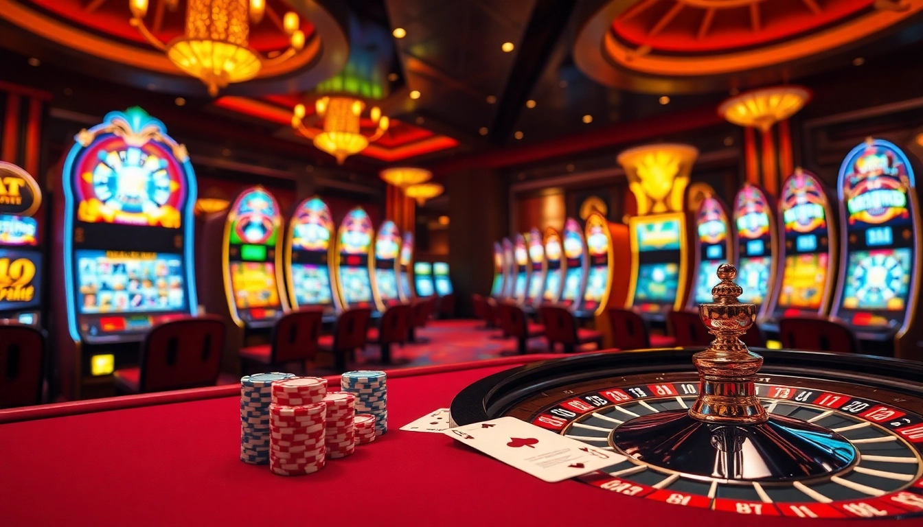 Experience thrilling gameplay at dom88.us.com with vibrant casino tables and dynamic slot machines.