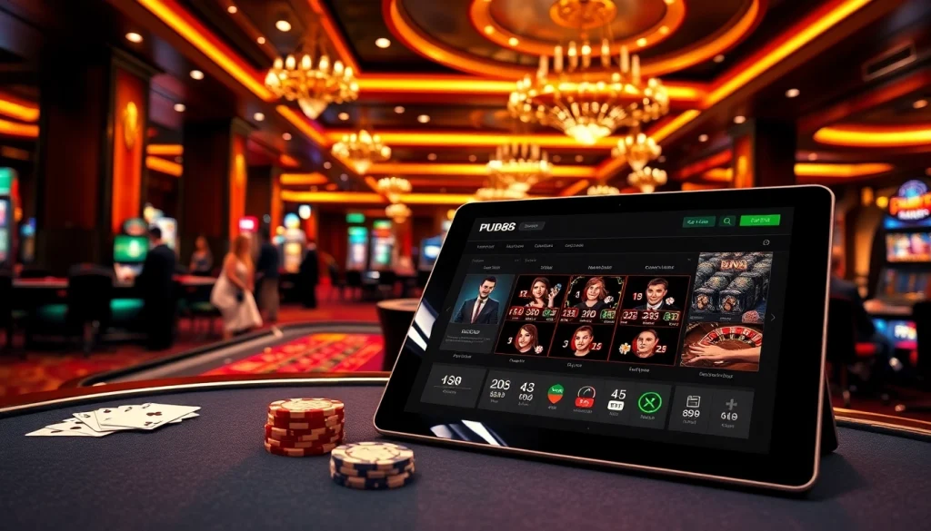 Experience top-tier online gaming at the trang chủ pub88 featuring vibrant casino excitement.