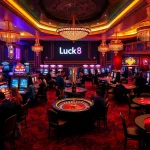 Experience the thrill of winning at Luck8's luxurious casino gaming tables.