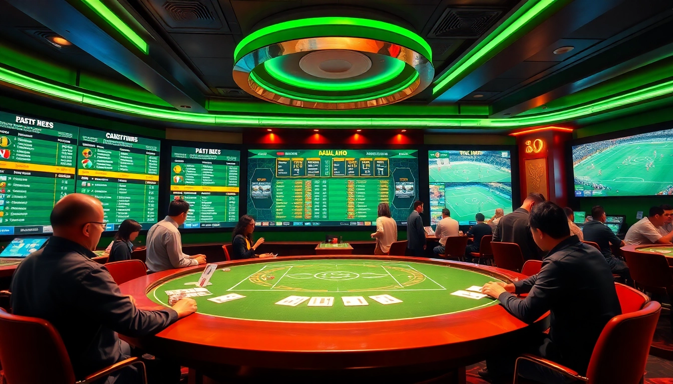 Experience the excitement of trang cá độ bóng đá uy tín with vibrant betting visuals featuring live games and professional gamblers.