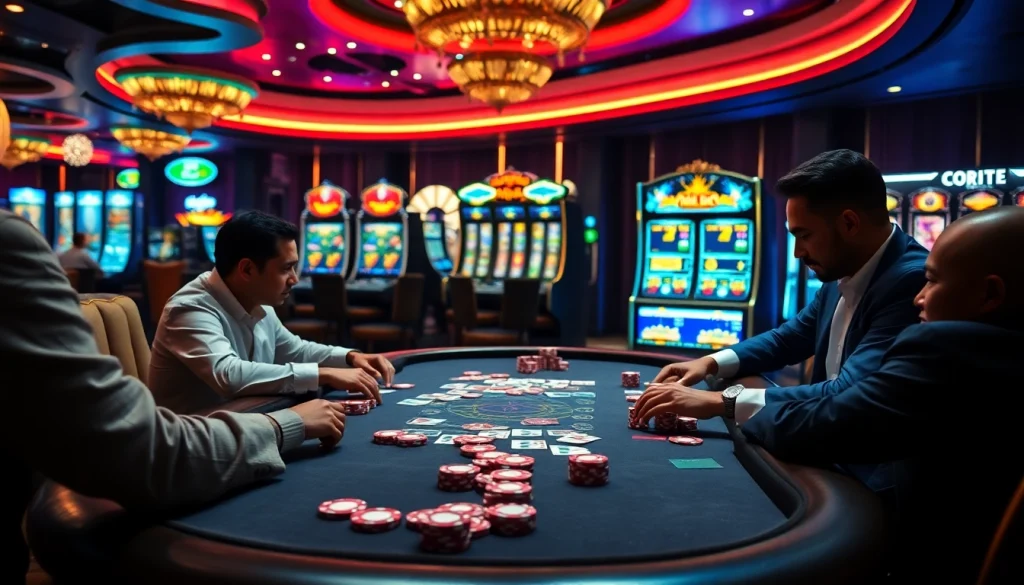 Experience high-stakes poker excitement at https://gg88.christmas/ with luxurious gaming tables and vibrant atmosphere.