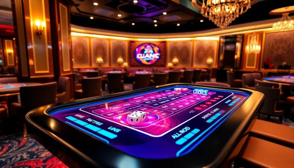 Engaging scene of a tài xỉu md5 game table reflecting excitement and professionalism.