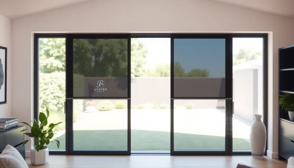 Flyscreenmaxx retractable screens elegantly installed in a modern home, enhancing outdoor views.