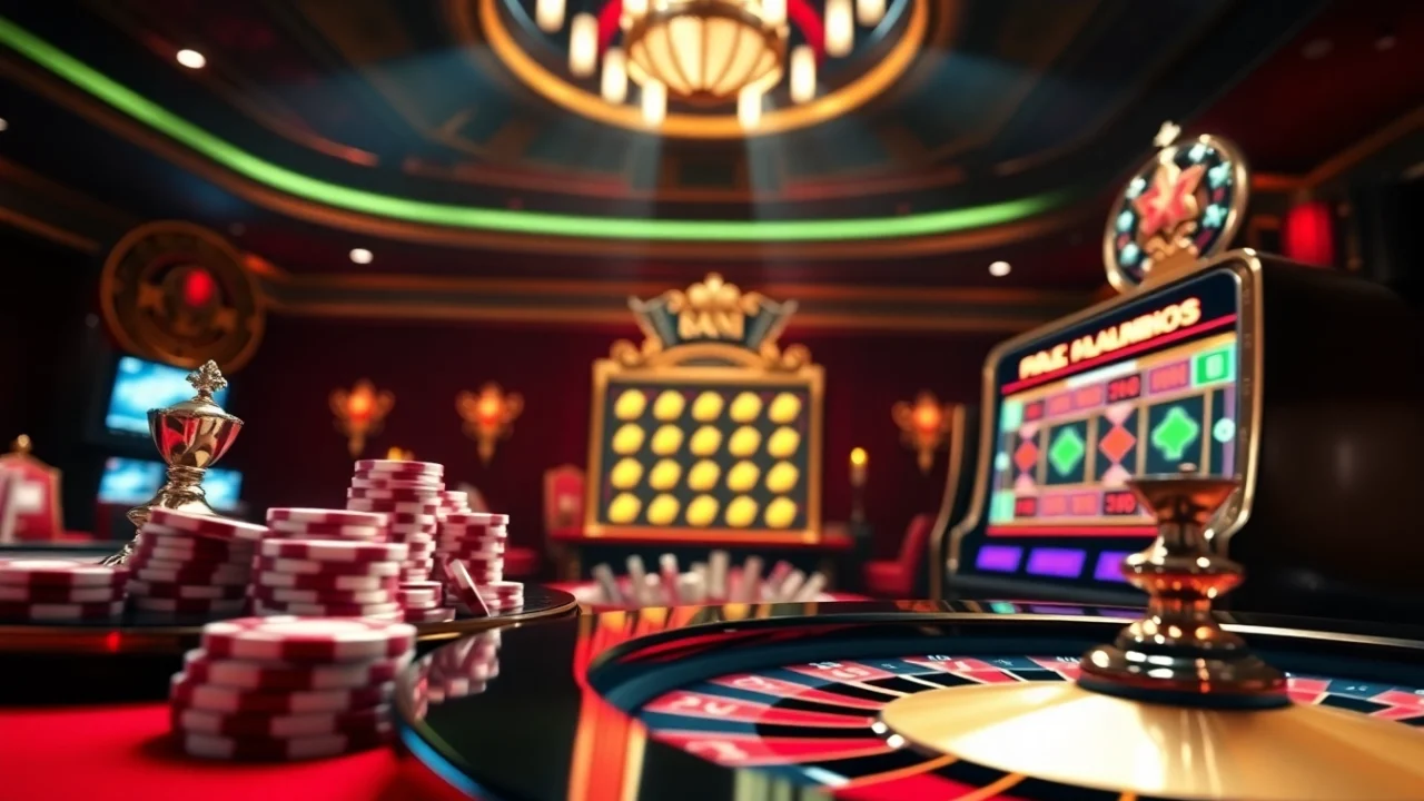 Experience the excitement of gamebaidoithuong.trading with vibrant casino visuals.