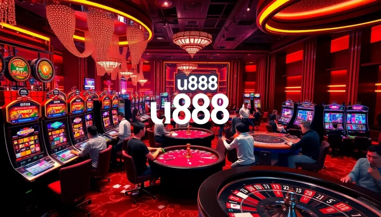 Experience the excitement of u888 with thrilling casino tables and vibrant slot machines.