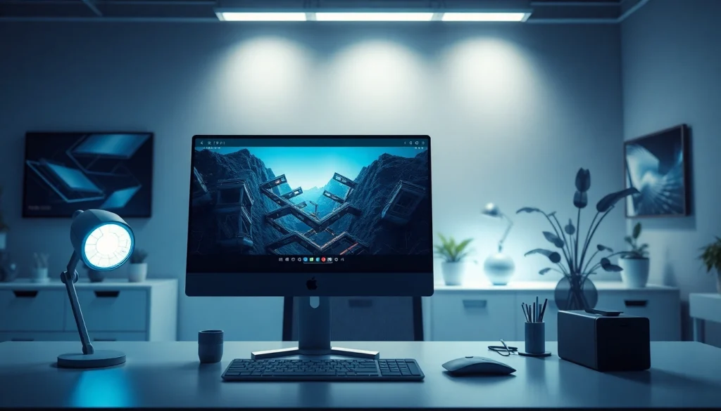 Engaging workspace depicting nsfw ai image generation with artistic digital creations.