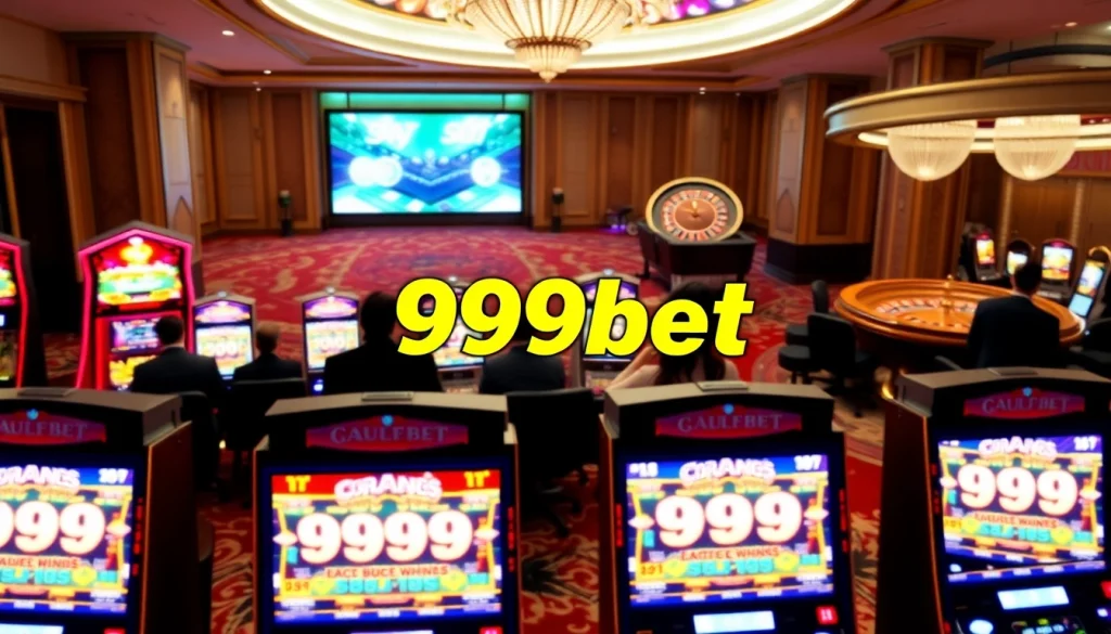 Experience thrilling gameplay at 999bet slot machines showcasing vibrant graphics and exciting action.