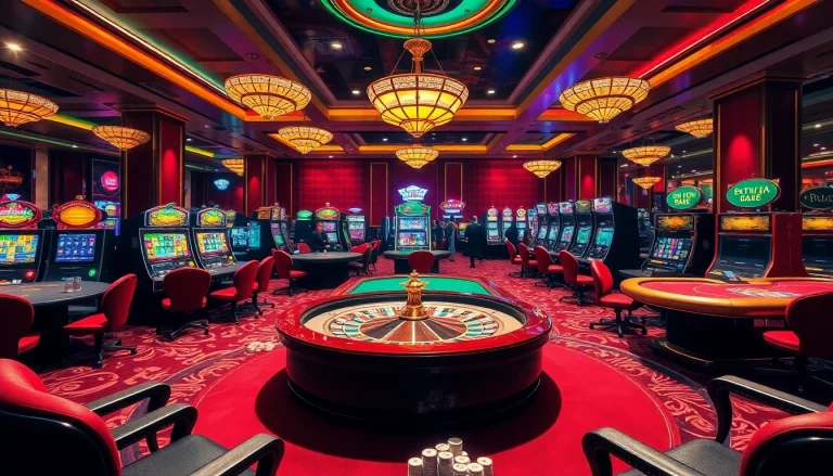 Experience the excitement at PG99 nhà cái uy tín with vibrant casino gaming tables and engaging players.