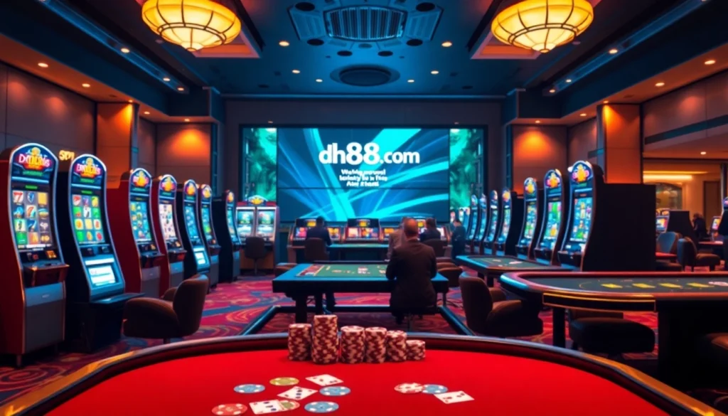 Experience the thrill of online gambling at dh88vn.com with exciting games and vibrant visuals.