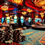 Experience the thrill of MK8 poker with vibrant chips and lively gamblers.