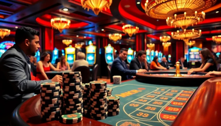 Experience the thrill of MK8 poker with vibrant chips and lively gamblers.