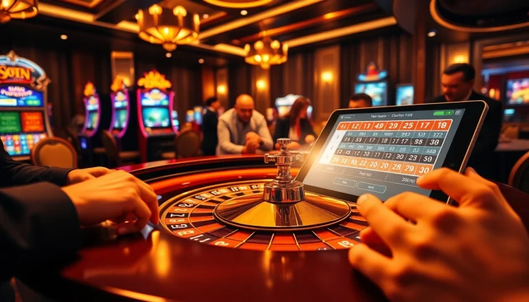 Experience the luxury of gambling at https://vj88vn.com/, featuring vibrant casino tables and engaging players.