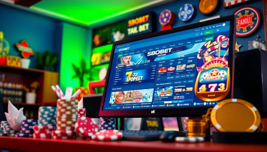 SBOBET.dance showcases a vibrant online betting environment with dynamic gaming elements and user-friendly interface.
