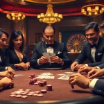 Experience thrilling gameplay with luckywin at a luxurious poker table.