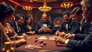 Experience thrilling gameplay with luckywin at a luxurious poker table.