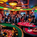 Players enjoying the thrill of strategies at luxury tables in the win55 casino.