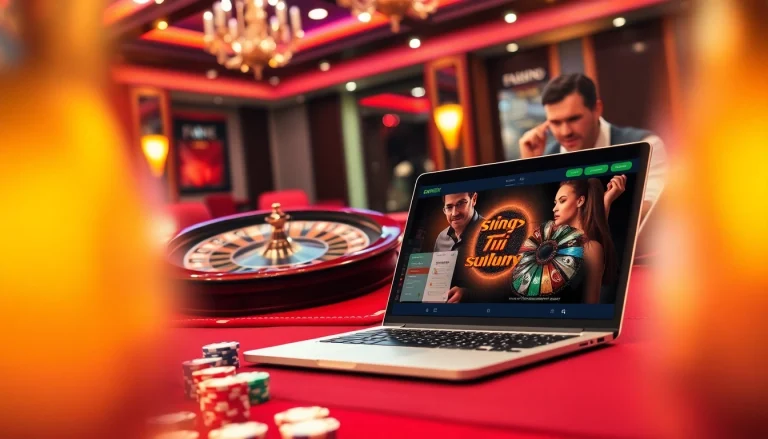 Experience the excitement of tải sunwin at a luxury casino with vibrant poker and roulette action.