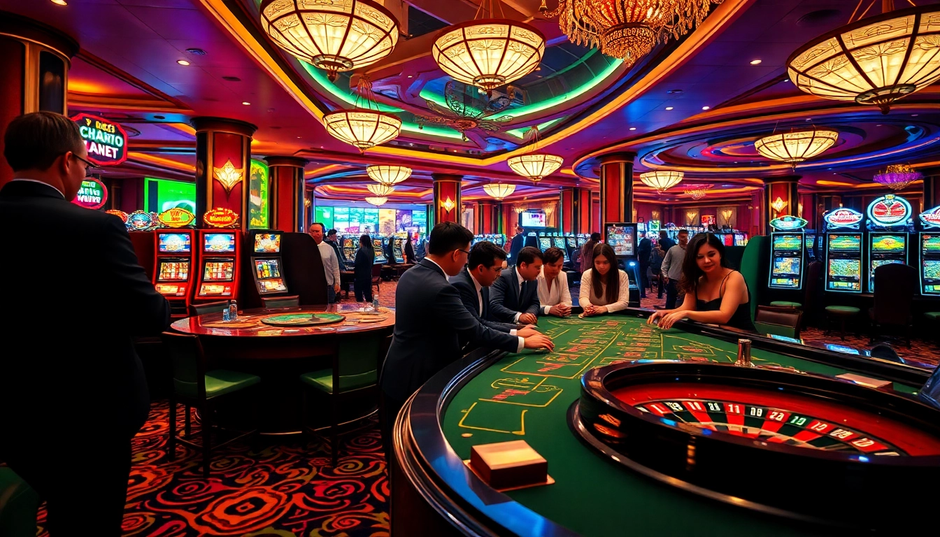 KJC elevates casino excitement with vibrant gaming scenes and professional dealers.