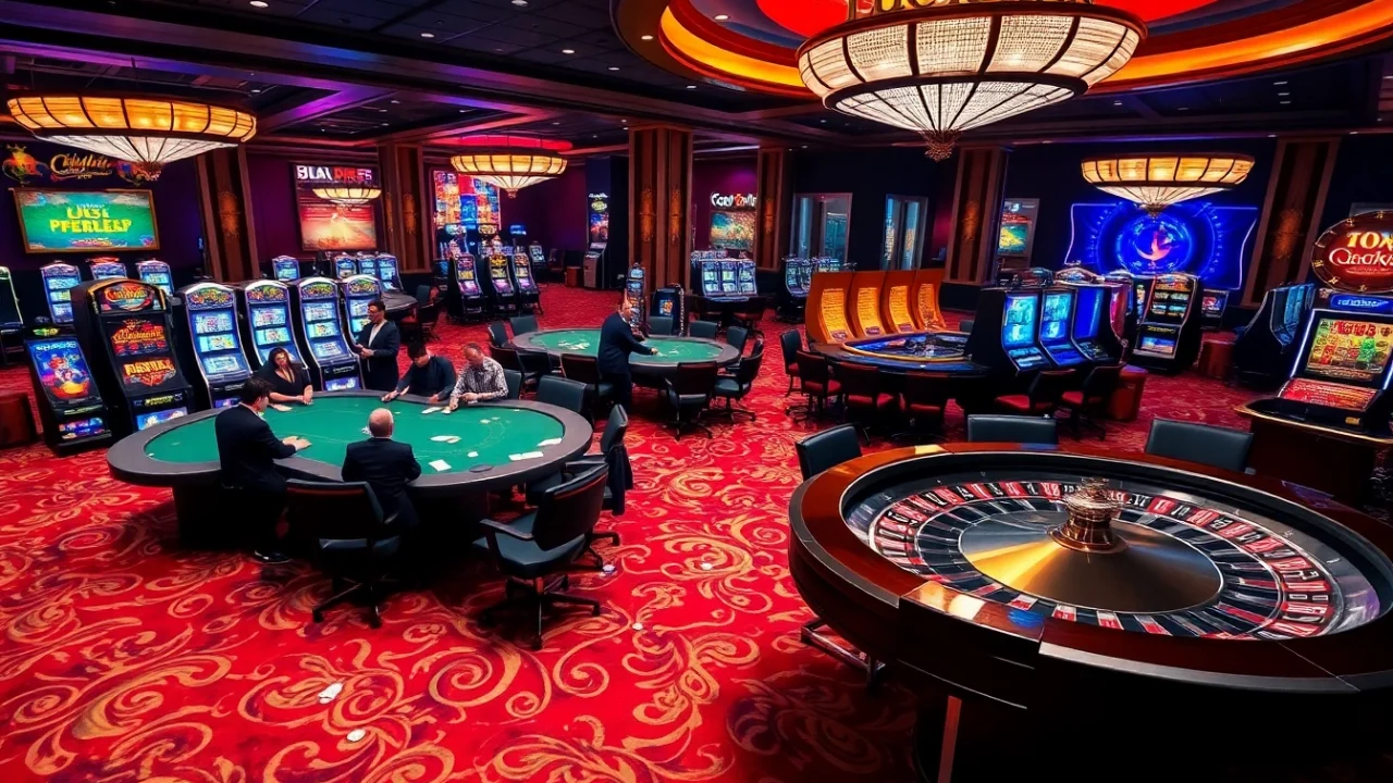 Experience the excitement of Luckywin as players engage in vibrant casino games.