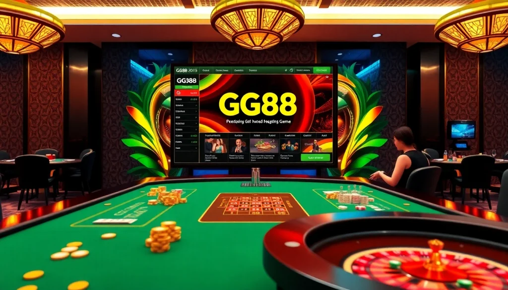 Feel the excitement of GG88 as players immerse themselves in thrilling casino games with a sleek interface.