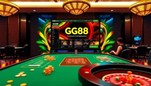Feel the excitement of GG88 as players immerse themselves in thrilling casino games with a sleek interface.