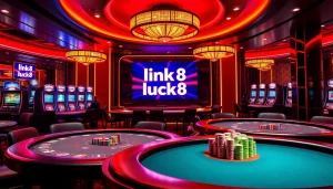 Experience excitement at luck8 with vibrant poker tables and charming casino ambience.